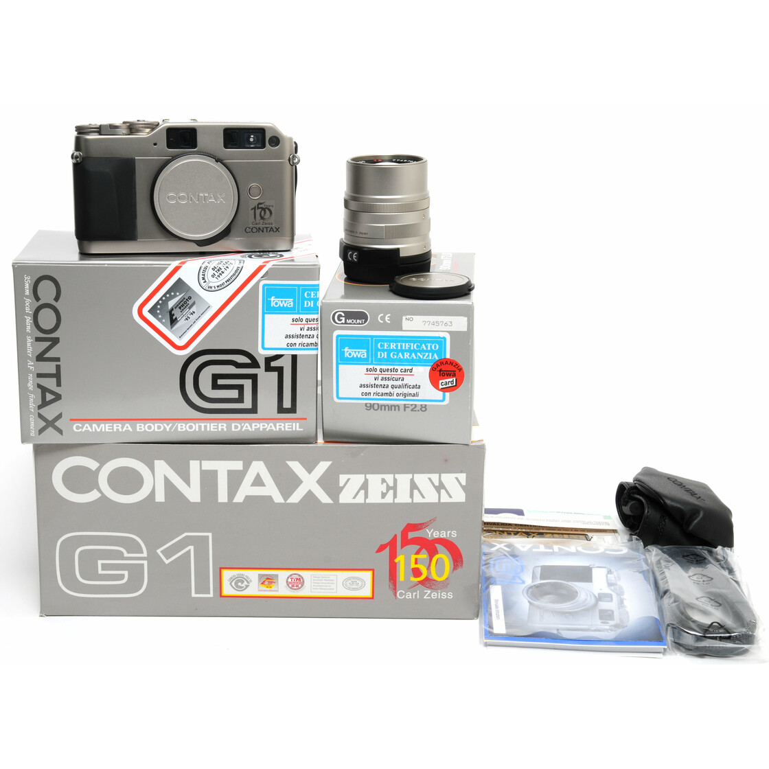 Contax G1 150 Years Carl Zeiss Edition NEW boxed w. Sonnar 2.8