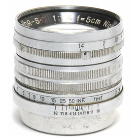 Nippon Kogaku Tokyo Nikkor-SC 1.4/5cm 8-digit very RARE Leica